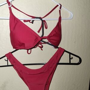 Red Bikini Set